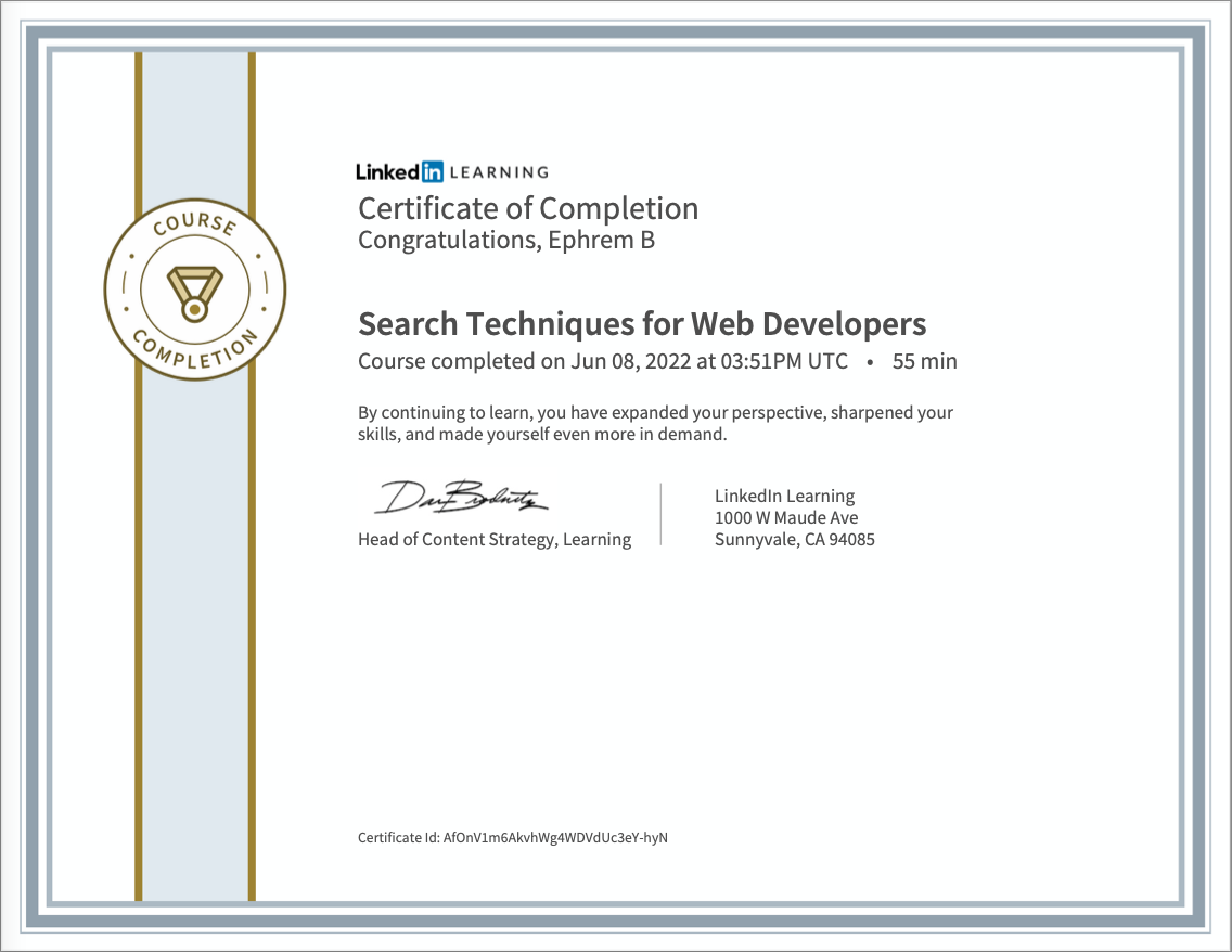 Search Techniques for Web Developers